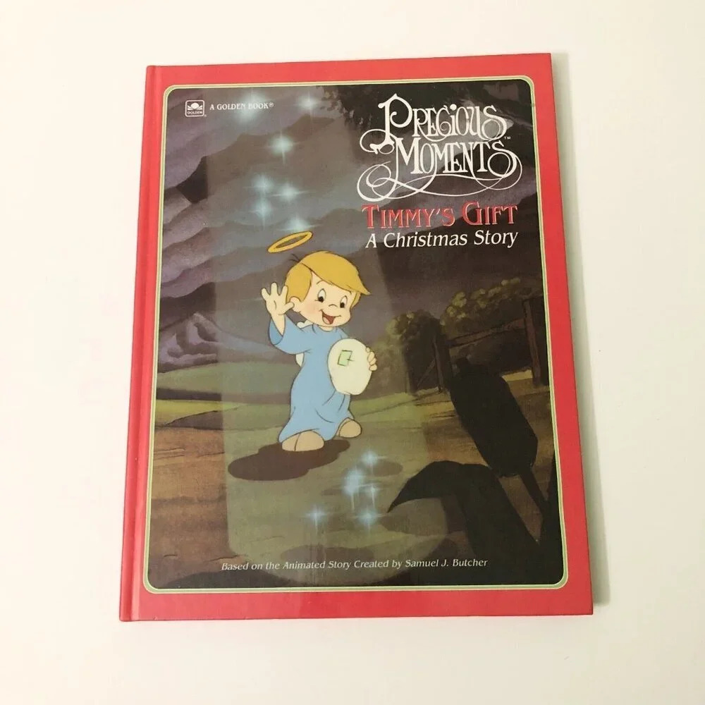 1991 Precious Moments Timmy’s Gift A Christmas Story by Samuel J Butcher Book